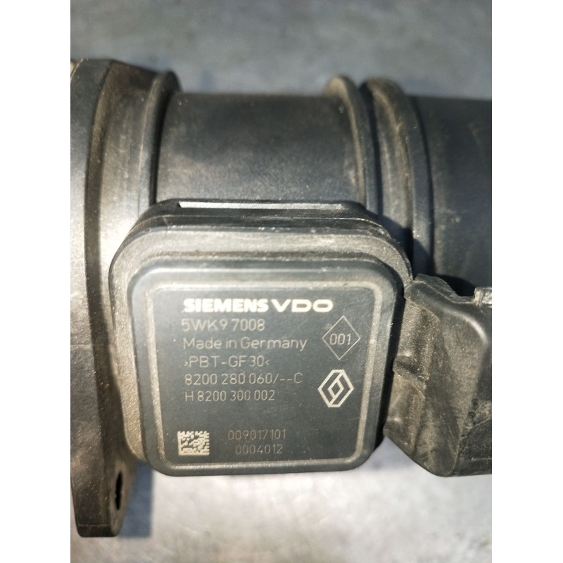Recambio de caudalimetro para renault megane ii (bm0/1_, cm0/1_) 1.5 dci (bm1e, cm1e) referencia OEM IAM 5WK97008 8200280060 