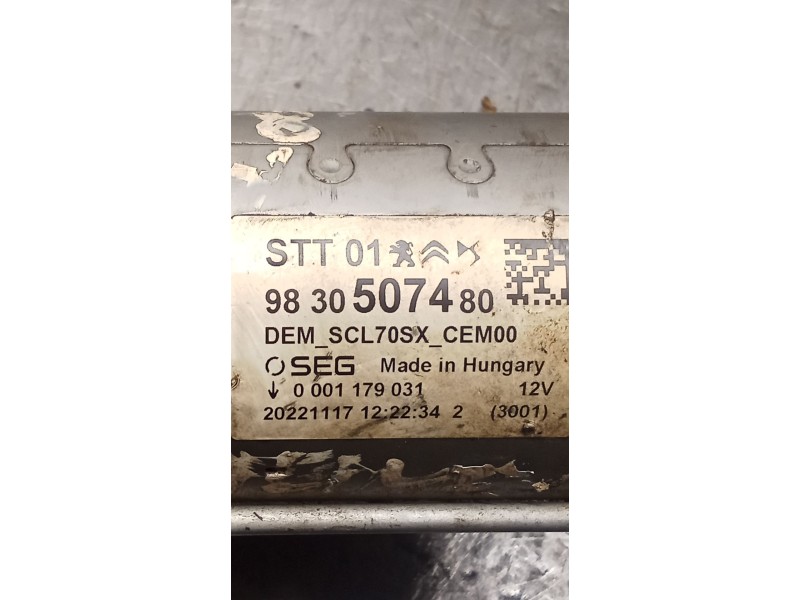 Recambio de motor arranque para citroën berlingo station wagon xtr plus referencia OEM IAM 9830507480 0001179031 