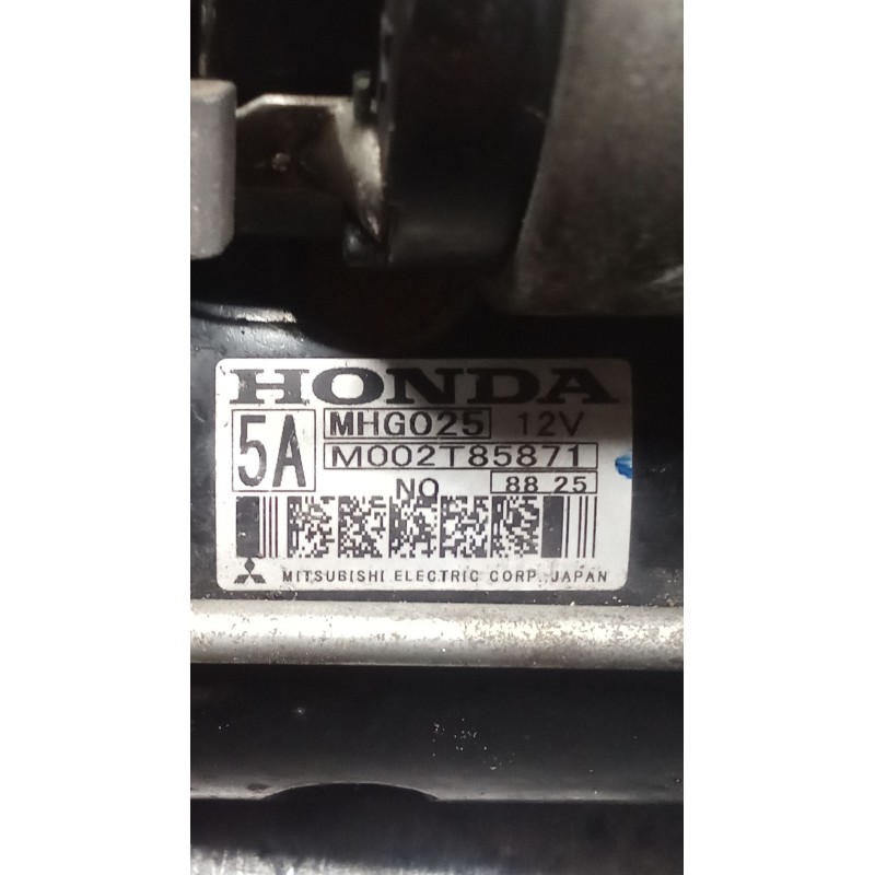 Recambio de motor arranque para honda civic berlina 5 (fk) 2.2 ctdi referencia OEM IAM M002185871  