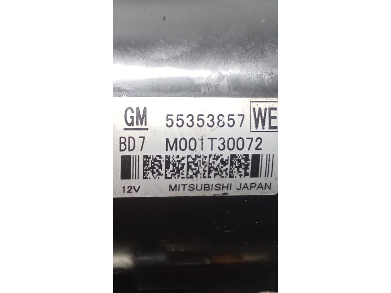 Recambio de motor arranque para opel insignia berlina cosmo referencia OEM IAM 55353857 M001T30072 
