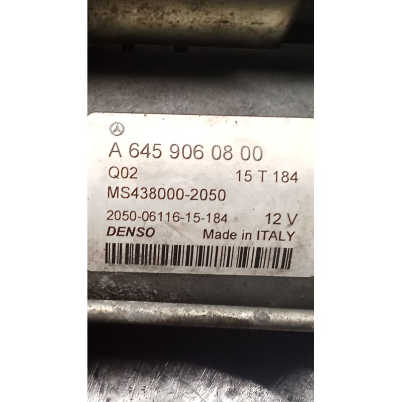 Recambio de motor arranque para mercedes-benz cla shooting brake (x117) cla 200 cdi / d (117.908) referencia OEM IAM A6459060800