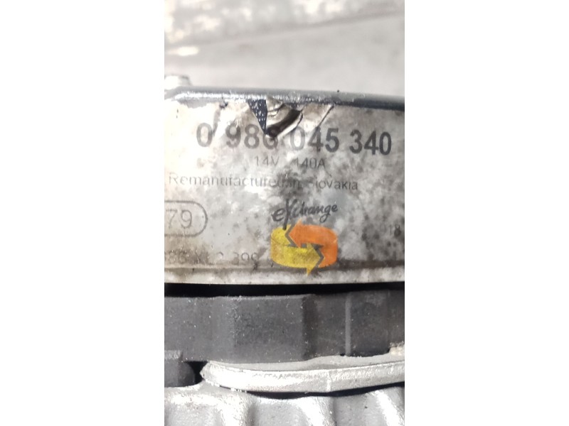 Recambio de alternador para audi a3 (8p) 2.0 tdi ambiente referencia OEM IAM 0986045340 140A 