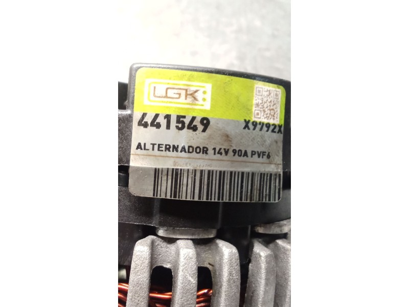Recambio de alternador para skoda octavia i (1u2) 1.9 tdi referencia OEM IAM 441549 90A 