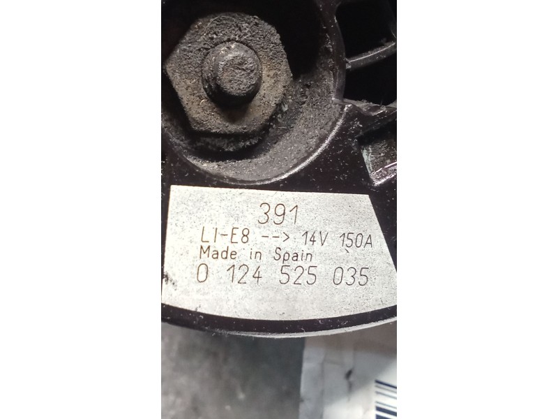 Recambio de alternador para peugeot 206 hatchback (2a/c) 2.0 hdi 90 referencia OEM IAM 0124525035 150A 9646321880