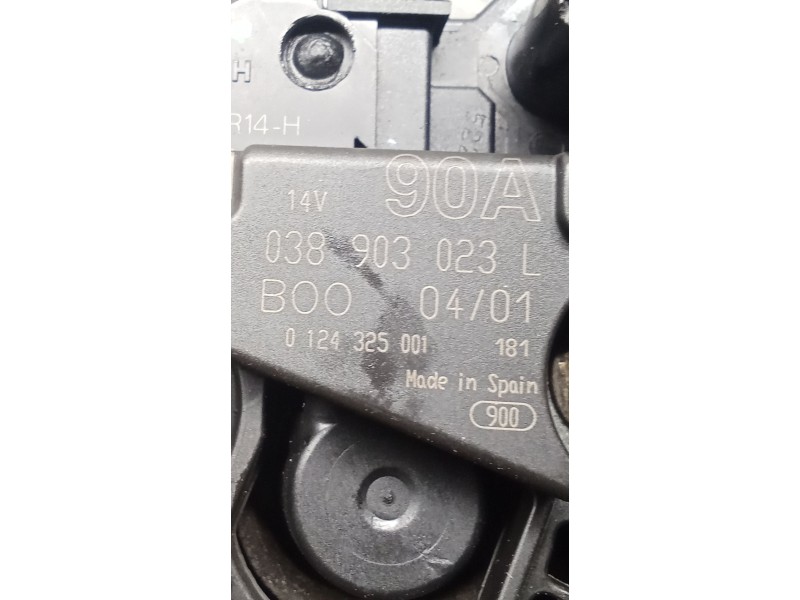 Recambio de alternador para seat ibiza ii (6k1) 1.9 sdi referencia OEM IAM 038903023L 0124325001 90A
