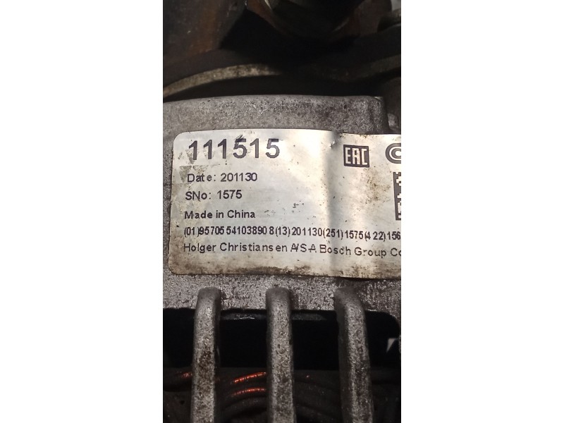 Recambio de alternador para opel corsa b (s93) 1.7 d (f08, f68, m68) referencia OEM IAM 111515  CON DEPRESOR