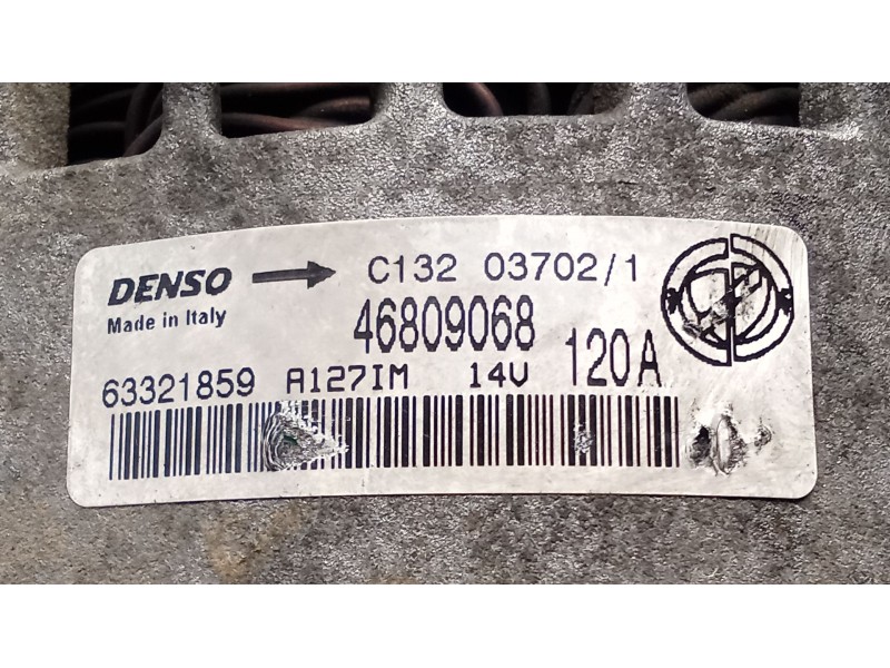 Recambio de alternador para fiat stilo (192_) 1.9 jtd (192_xe1a) referencia OEM IAM 46809068  120A