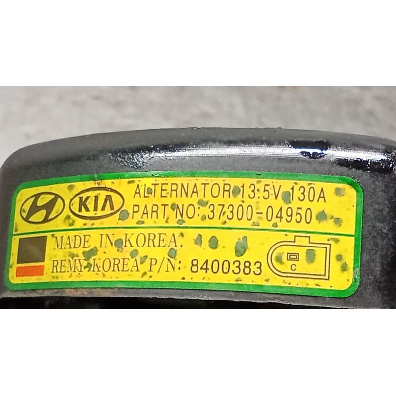 Recambio de alternador para kia stonic (yb) 1.0 t-gdi referencia OEM IAM 3730004950 8400383 130A