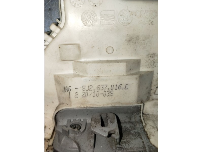 Recambio de motor cierre centralizado delantero derecho para audi q5 (8rb) 3.0 tdi quattro referencia OEM IAM 8J2837016C 5P 