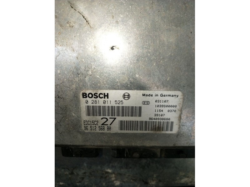 Recambio de centralita motor uce para peugeot 206 hatchback (2a/c) 2.0 hdi 90 referencia OEM IAM 0281011525 9651256880 964093868