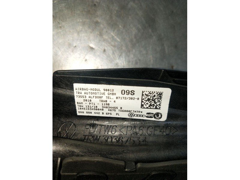 Recambio de airbag lateral trasero derecho para audi q5 (8rb) 3.0 tdi quattro referencia OEM IAM 8R0880442B  