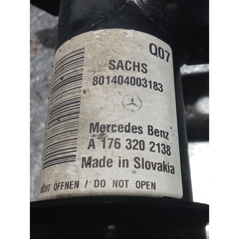 Recambio de amortiguador delantero izquierdo para mercedes-benz cla shooting brake (x117) cla 200 cdi / d (117.908) referencia O