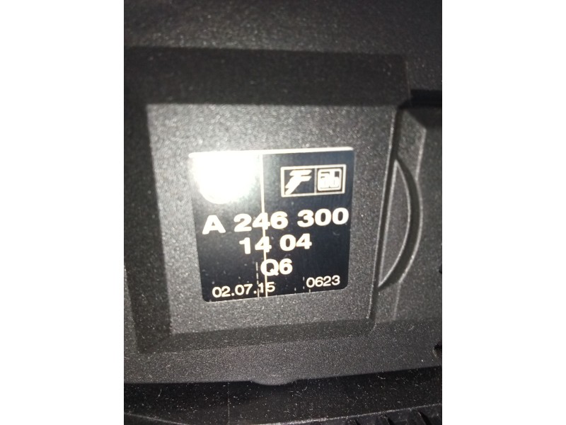 Recambio de potenciometro pedal para mercedes-benz cla shooting brake (x117) cla 200 cdi / d (117.908) referencia OEM IAM A24630