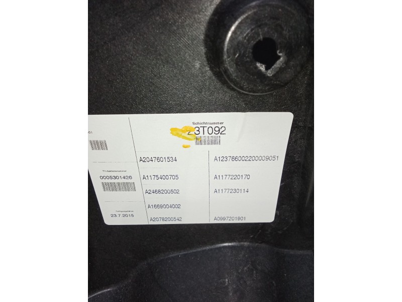 Recambio de elevalunas delantero izquierdo para mercedes-benz cla shooting brake (x117) cla 200 cdi / d (117.908) referencia OEM