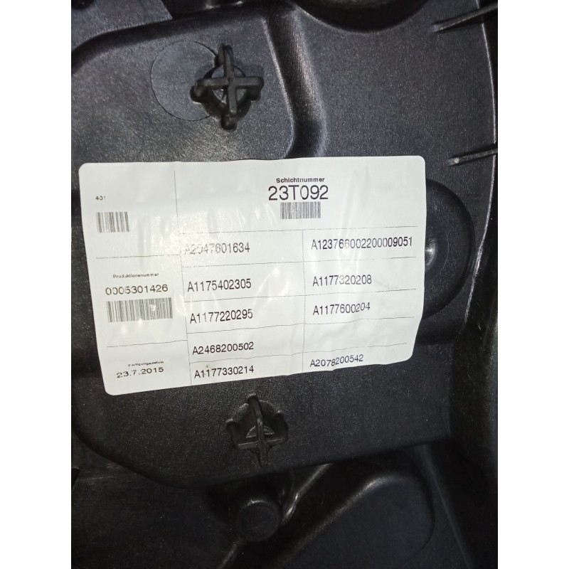 Recambio de elevalunas trasero derecho para mercedes-benz cla shooting brake (x117) cla 200 cdi / d (117.908) referencia OEM IAM