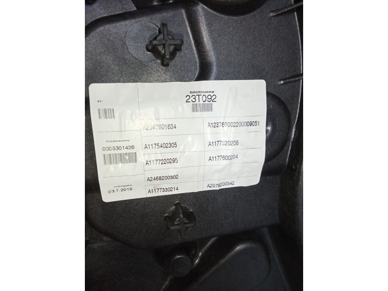 Recambio de elevalunas trasero derecho para mercedes-benz cla shooting brake (x117) cla 200 cdi / d (117.908) referencia OEM IAM