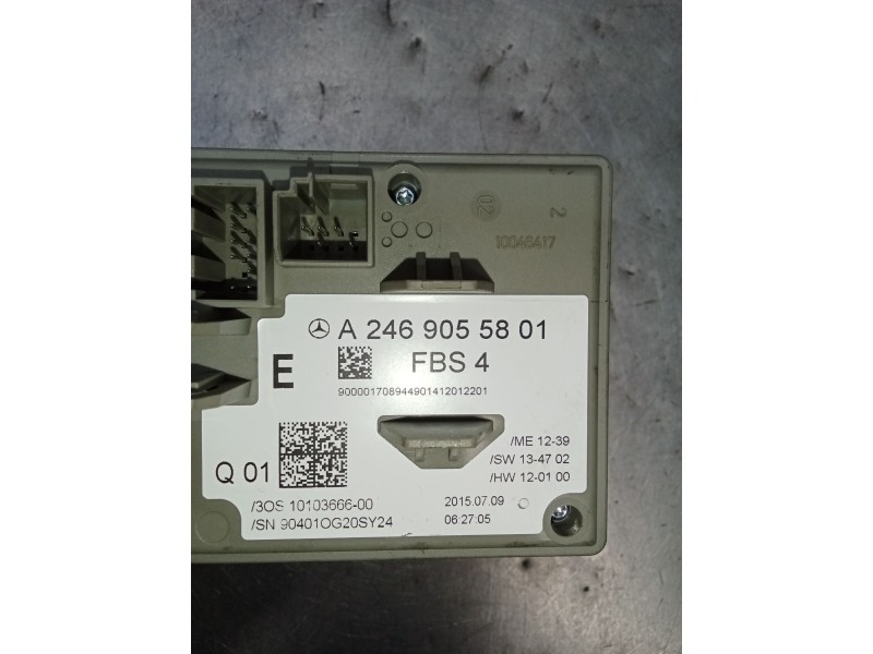 Recambio de conmutador de arranque para mercedes-benz cla shooting brake (x117) cla 200 cdi / d (117.908) referencia OEM IAM A24