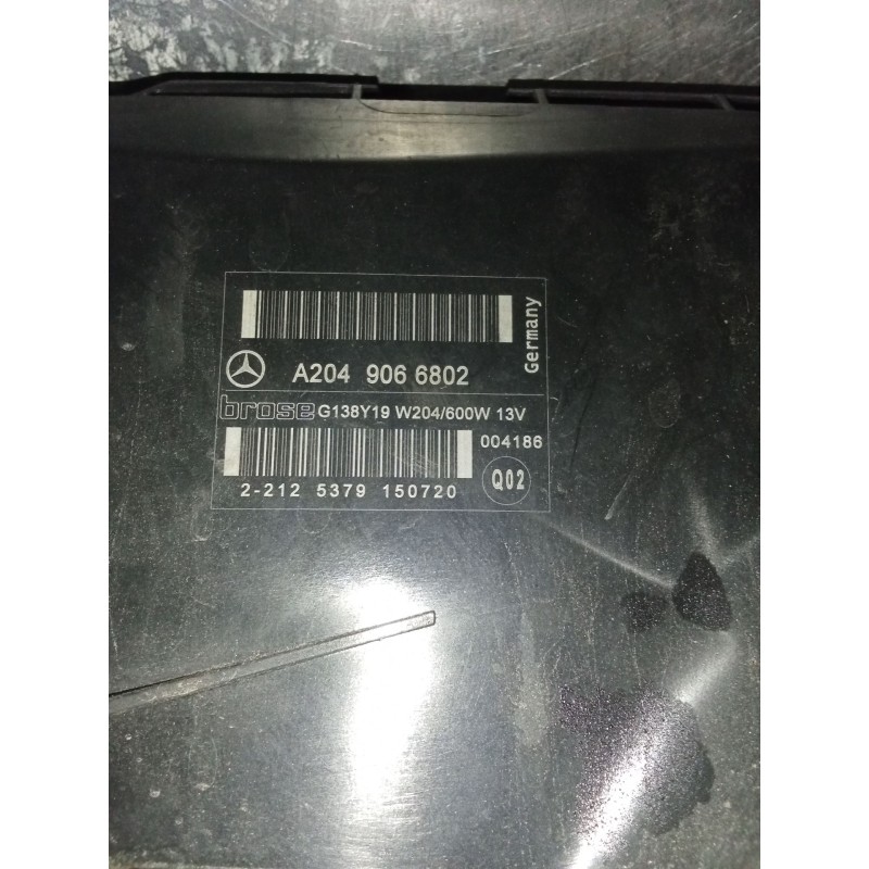 Recambio de electroventilador para mercedes-benz cla shooting brake (x117) cla 200 cdi / d (117.908) referencia OEM IAM A2049066