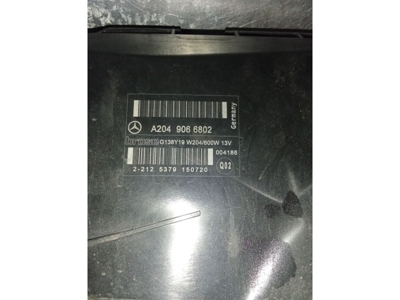 Recambio de electroventilador para mercedes-benz cla shooting brake (x117) cla 200 cdi / d (117.908) referencia OEM IAM A2049066