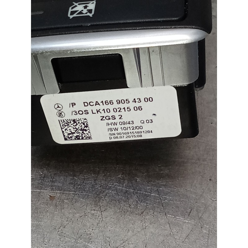 Recambio de mando elevalunas delantero izquierdo para mercedes-benz cla shooting brake (x117) cla 200 cdi / d (117.908) referenc