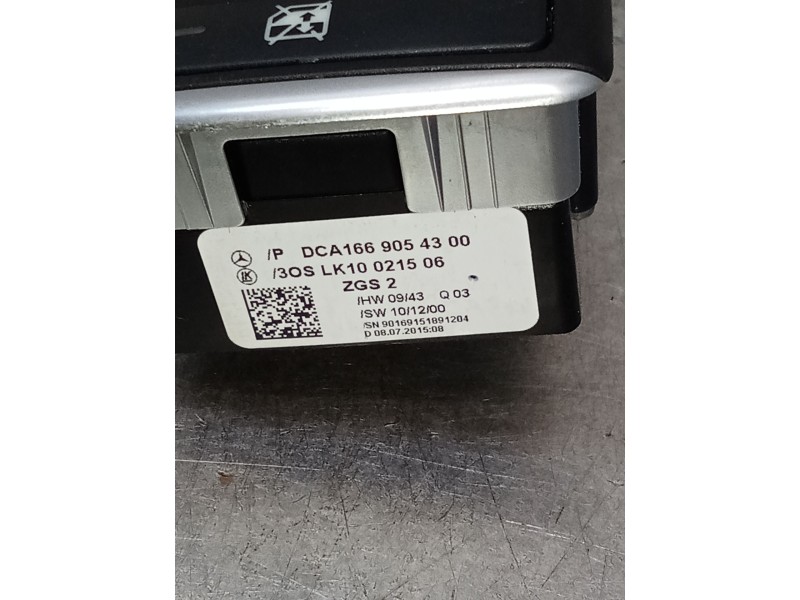 Recambio de mando elevalunas delantero izquierdo para mercedes-benz cla shooting brake (x117) cla 200 cdi / d (117.908) referenc