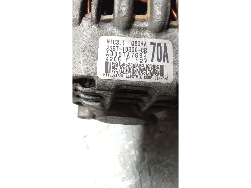 Recambio de alternador para ford fiesta v (jh_, jd_) 1.4 16v referencia OEM IAM A005TA7692 2S6T10300CB 70A
