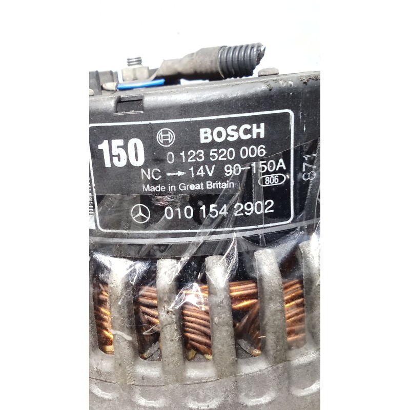 Recambio de alternador para mercedes-benz clase clk (w208) coupe 430 (208.370) referencia OEM IAM A0101542902 0123520006 150A