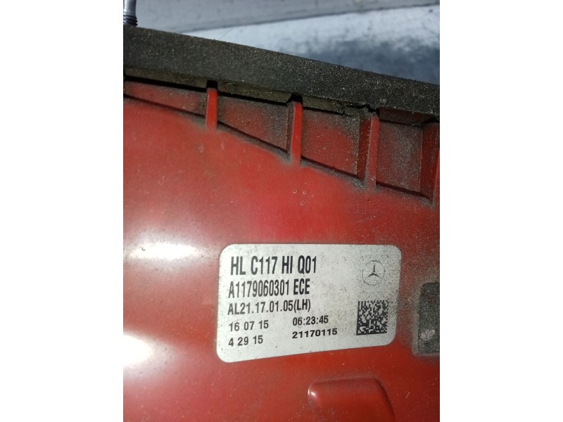 Recambio de piloto trasero izquierdo para mercedes-benz cla shooting brake (x117) cla 200 cdi / d (117.908) referencia OEM IAM A