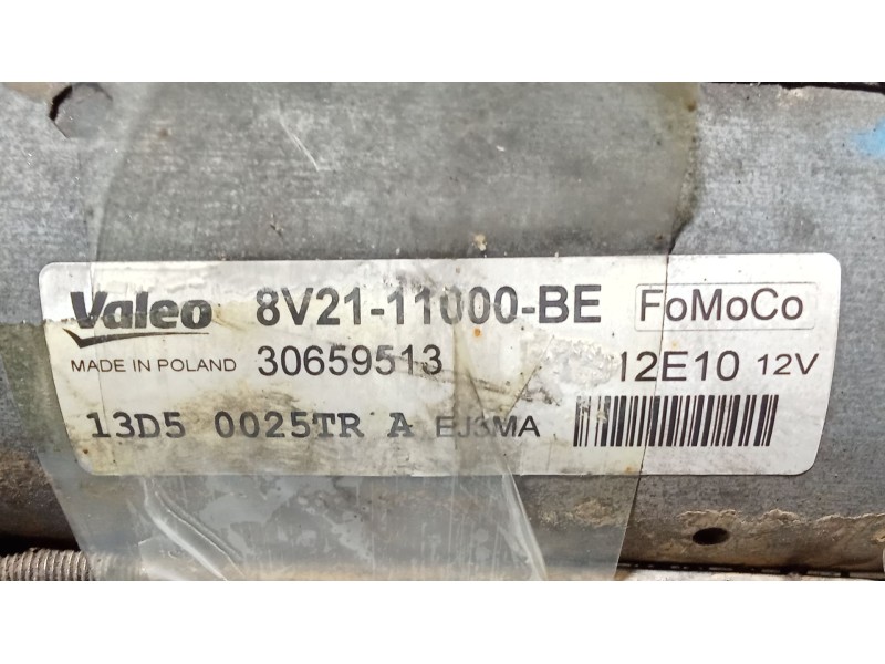 Recambio de motor arranque para ford fiesta (ccn) trend referencia OEM IAM 8V211000BE  