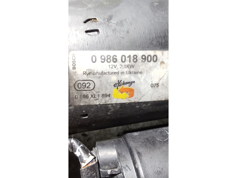 Recambio de motor arranque para fiat sedici (189) 1.9 8v multijet dynamic referencia OEM IAM 0986018900 0986XL1894 