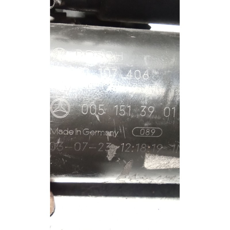 Recambio de motor arranque para mercedes-benz clase c (w203) familiar c 180 t compressor (203.246) referencia OEM IAM 0001107406