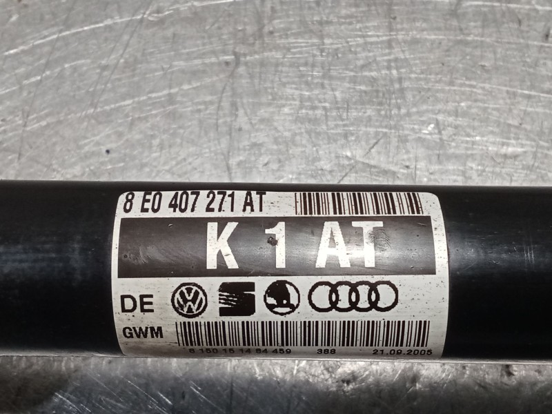 Recambio de transmision delantera izquierda para audi a4 berlina (8e) 2.0 tdi 16v (103kw) referencia OEM IAM   