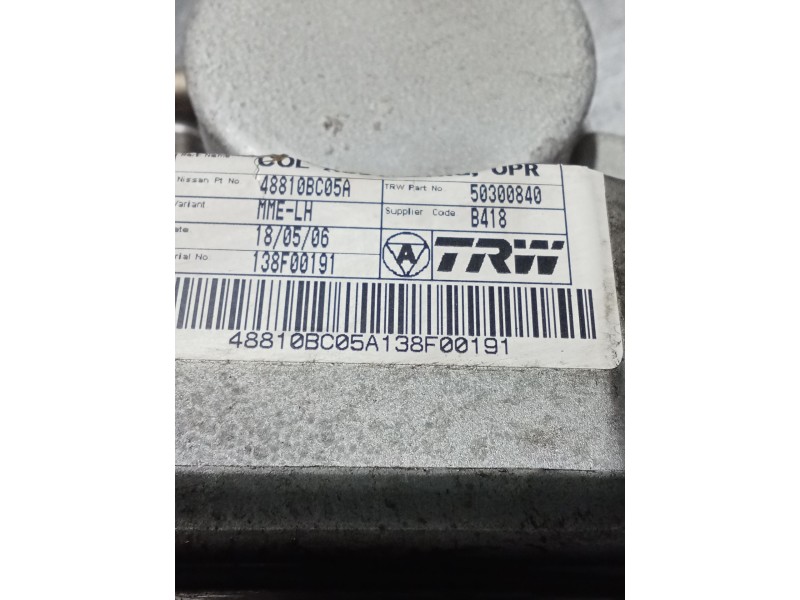 Recambio de columna direccion para nissan micra (k12e) plus (d) referencia OEM IAM   