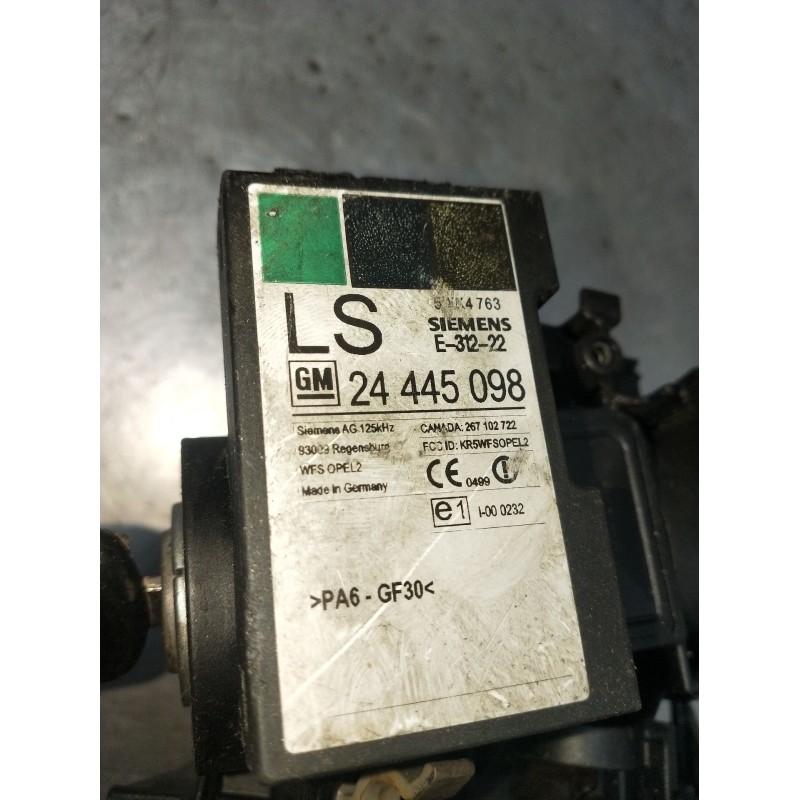 Recambio de conmutador de arranque para opel combo furgoneta/monovolumen 1.7 dti 16v referencia OEM IAM  24445098 