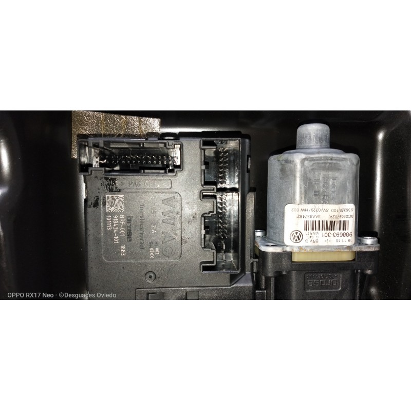 Recambio de elevalunas delantero derecho para volkswagen passat lim. (362) 1.6 tdi dpf referencia OEM IAM 3AA837756 3C0959702A 3