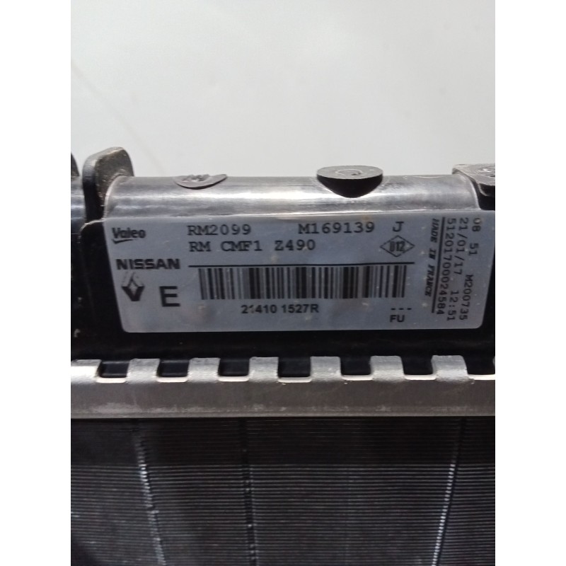 Recambio de radiador agua para nissan qashqai ii (j11, j11_) 1.2 dig-t referencia OEM IAM   