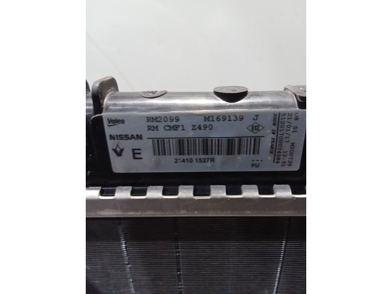 Recambio de radiador agua para nissan qashqai ii (j11, j11_) 1.2 dig-t referencia OEM IAM   