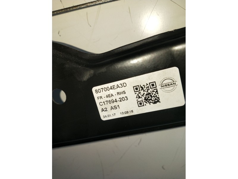 Recambio de elevalunas delantero derecho para nissan qashqai ii (j11, j11_) 1.2 dig-t referencia OEM IAM C17694203 807004EA3D 5P