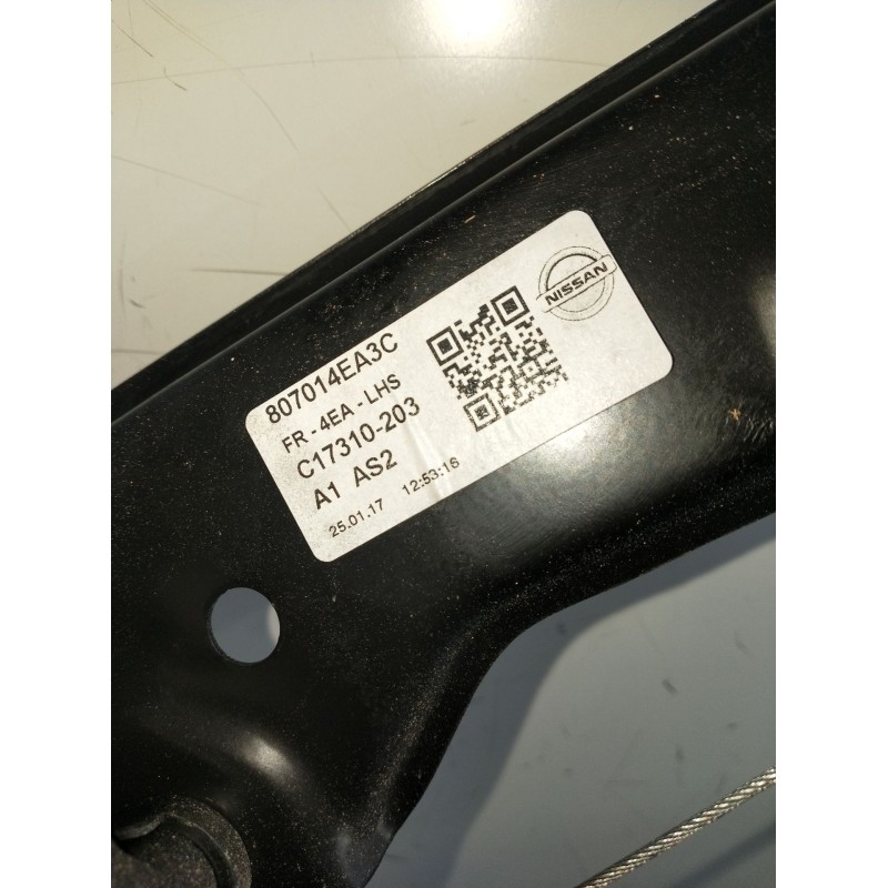 Recambio de elevalunas delantero izquierdo para nissan qashqai ii (j11, j11_) 1.2 dig-t referencia OEM IAM C18310203 807014EA3C 