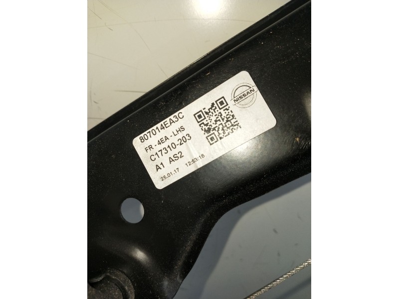 Recambio de elevalunas delantero izquierdo para nissan qashqai ii (j11, j11_) 1.2 dig-t referencia OEM IAM C18310203 807014EA3C 