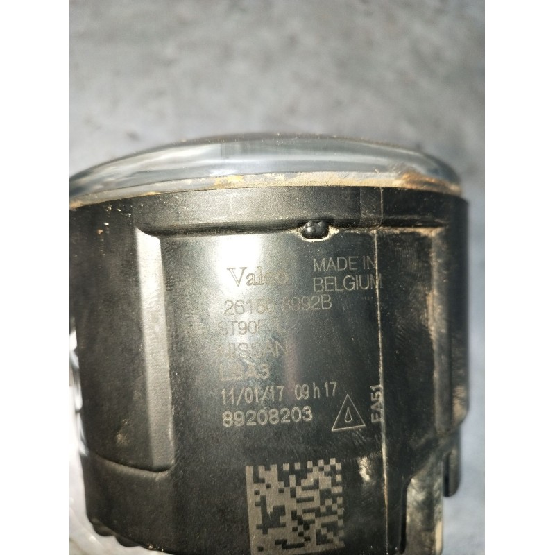 Recambio de faro antiniebla derecho para nissan qashqai ii (j11, j11_) 1.2 dig-t referencia OEM IAM 2615089992B 89208203 