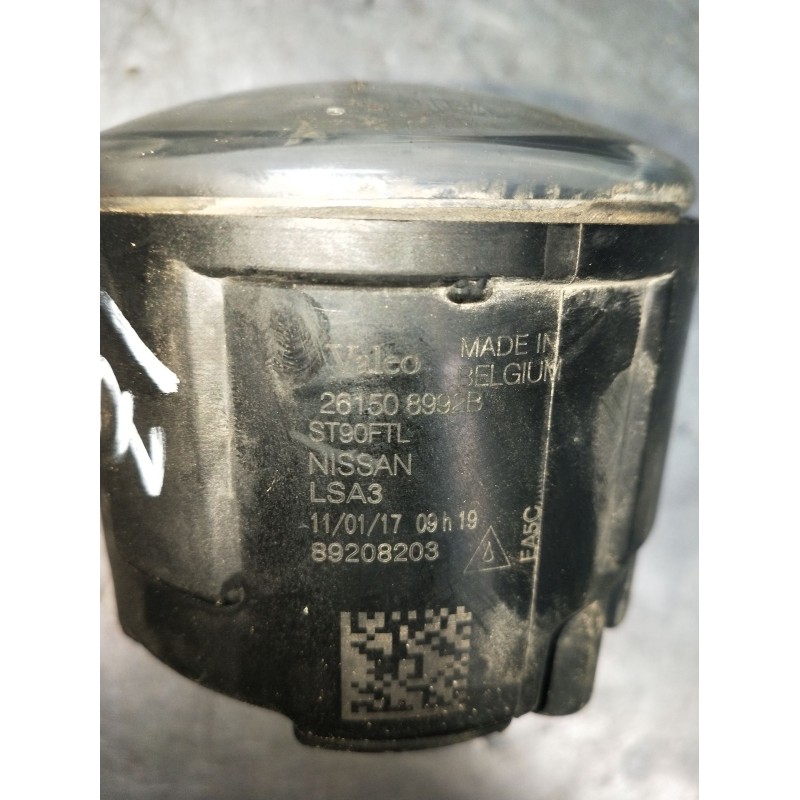 Recambio de faro antiniebla izquierdo para nissan qashqai ii (j11, j11_) 1.2 dig-t referencia OEM IAM 261508992B 89208203 
