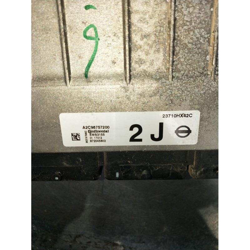 Recambio de centralita motor uce para nissan qashqai ii (j11, j11_) 1.2 dig-t referencia OEM IAM A2C98757200 872045602 