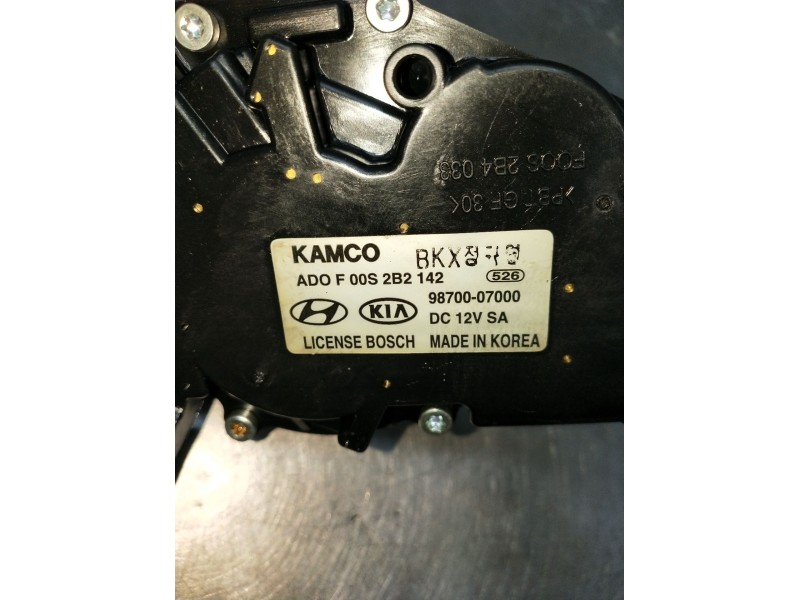 Recambio de motor limpia trasero para kia picanto 1.1 ex referencia OEM IAM 9870007000 F00S2B2142 