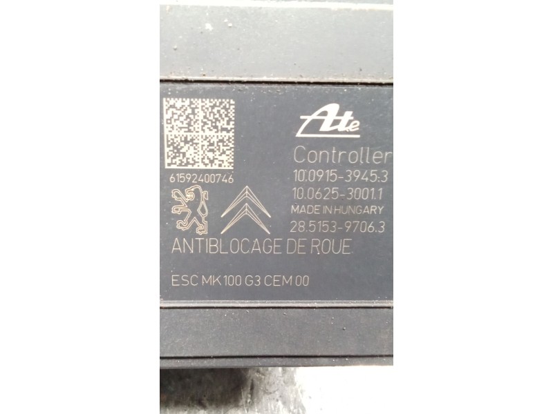 Recambio de abs para peugeot 208 active referencia OEM IAM 10091539453 10062530011 9812847780 10022004964