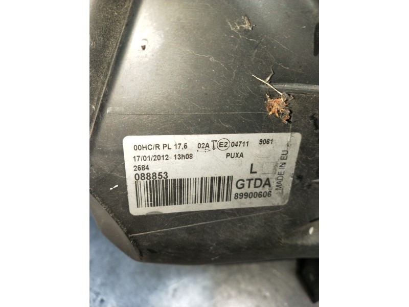 Recambio de faro izquierdo para nissan micra (k12e) plus (d) referencia OEM IAM 89900606  