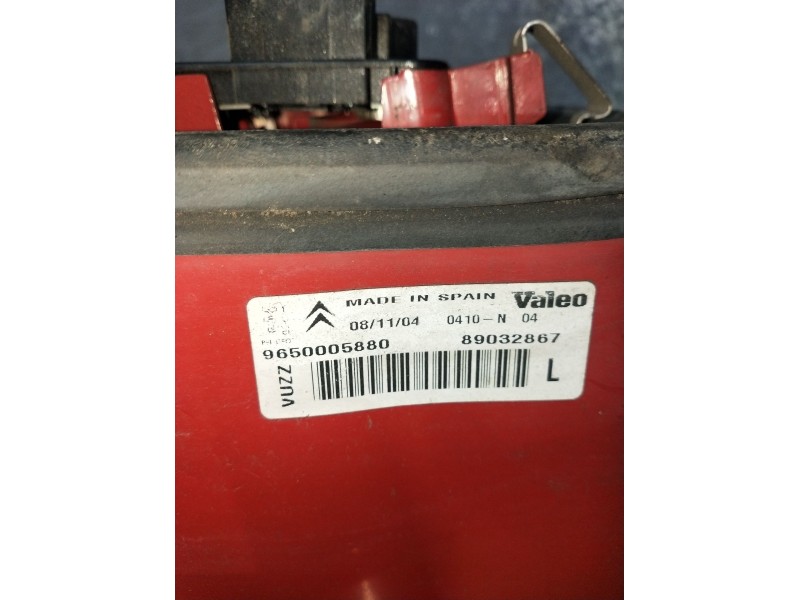 Recambio de piloto trasero izquierdo para citroën xsara picasso referencia OEM IAM 9650005880  