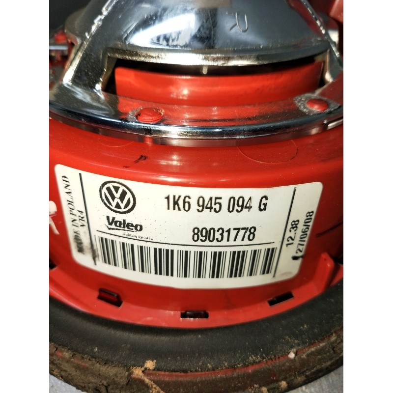 Recambio de piloto trasero derecho interior para volkswagen golf v (1k1) 1.9 tdi referencia OEM IAM 1K6945094G  89031778