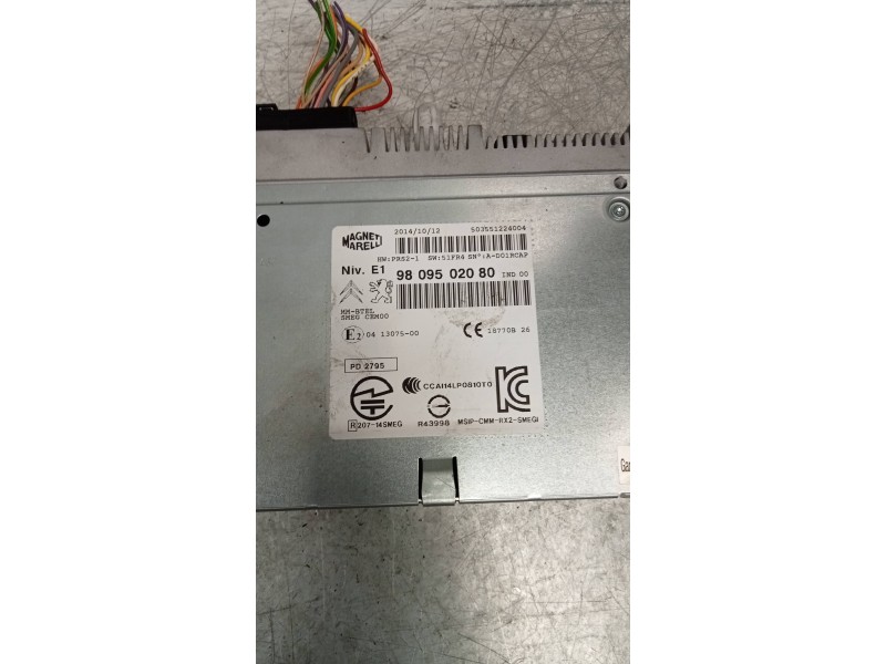 Recambio de sistema audio / radio cd para peugeot 2008 (--.2013) allure referencia OEM IAM 9809502080  