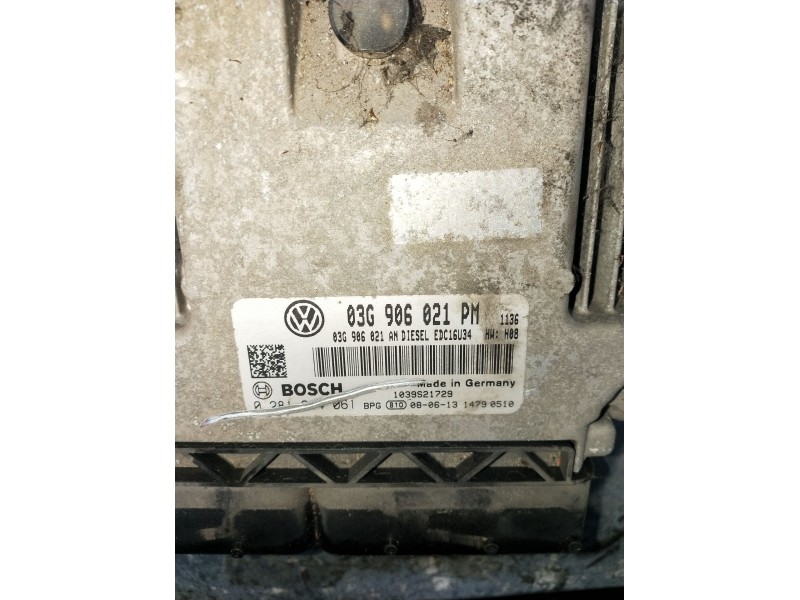 Recambio de centralita motor uce para volkswagen golf v (1k1) 1.9 tdi referencia OEM IAM 0281014061 03G906021PM 1039S21729